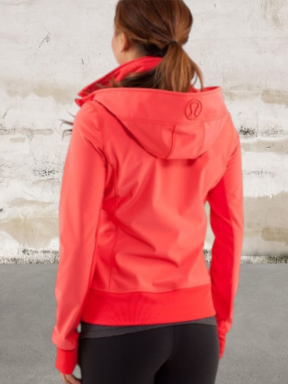 Lululemon $148 Uba Hoodie Softshell Love Red Size 6 - Picture 3 of 7